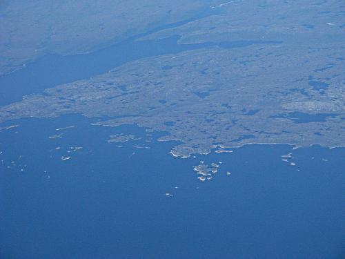 Newfoundland from the Air - A view from the plane