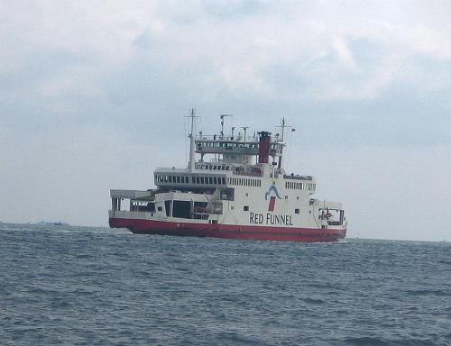 Isle of Wight ferry - This ferry travels between Southampton and the Isle of Wight, in the South of England