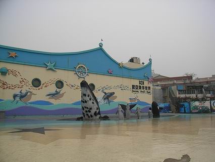 building  - It's beautiful sea musium.
