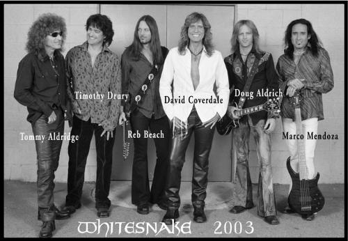 2003 Line-up of Epic Band Whitesnake - Whitesnake