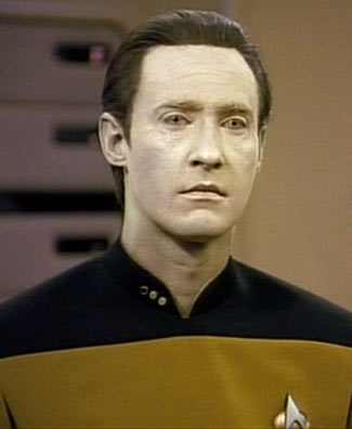 Data - Data, my favorite character in all of Star Trek. He is an android.