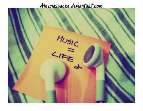 music is life - a life without music is hell. Harmony, melody, and rhythm are the ones who strengthen our soul and spirit.