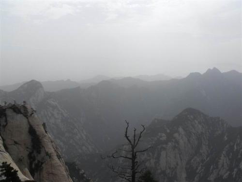 Huashan Mountain - the peak