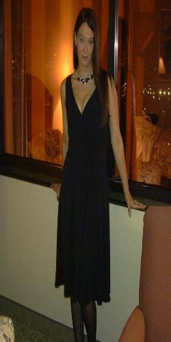 Me at a convention at the Reno HIlton - So much fun to get to dress up sometimes :) Since I work from home, I usually just wear some shorts and a tank top, and don't even bother with shoes lol.