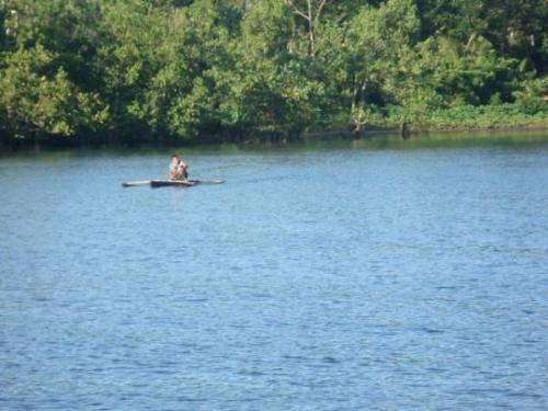 Beautiful Mangrove Lake - This Mangrove Lake is located at Saoquegue, Baganga, Davao Oriental in the Philippines.   The lake is the source of livelihood in the area. That is why, people live nearby, keeps it clean and beautiful.