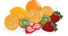 eating - pic of orange and strawberry