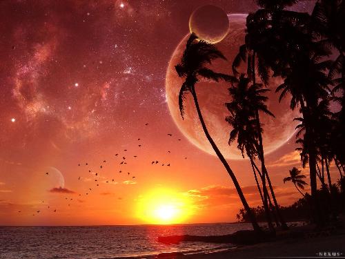 Sun set - The best sun set ever seen. Its so beautiful..