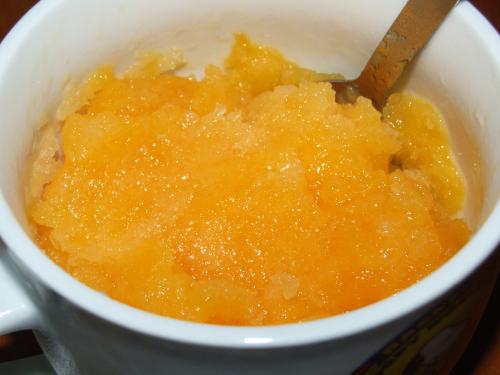 my DIY slurpee - my DIY slurpee with grind ice and mango jam