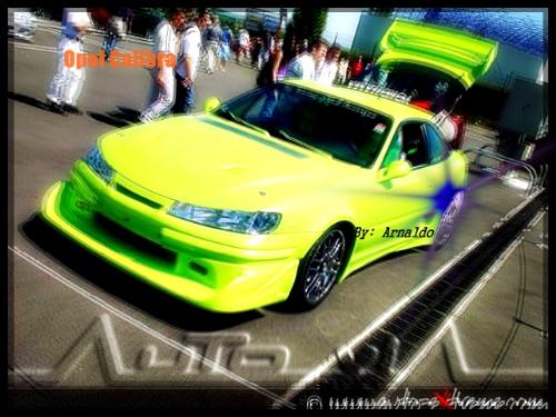Opel Calibra Tuned - This Is My Favorite Car, The Photo Was Modified By Me c(: