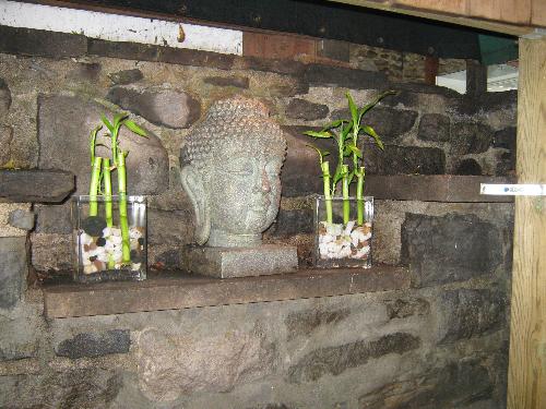 decorations in restaurant - decorative statue in a restaurant i was at
