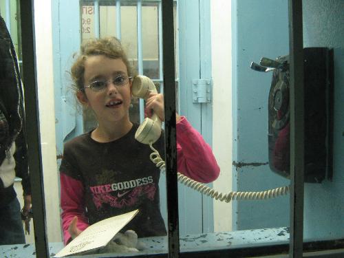 visiting hours - visiting hours at the jail. lol