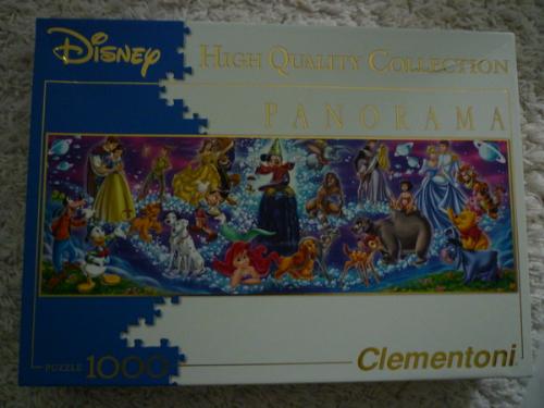 Puzzle with Disney characters - This is the puzzle I'm working on now.