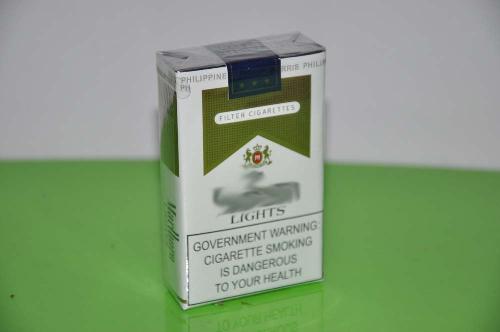 labels on cigarettes - a big warning label on the pack of cigarettes