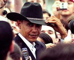 Obama - Obama Named Country Music Entertainer of the Year.Mr. Obama was chosen unanimously, according to the Country Music Association, beating out such favorite as Carrie Underwood and Toby Keith. In Nashville, country music insiders were shocked by Mr. Obama's selection, given that he has only been in office for eight months and has NEVER recorded a single country song.