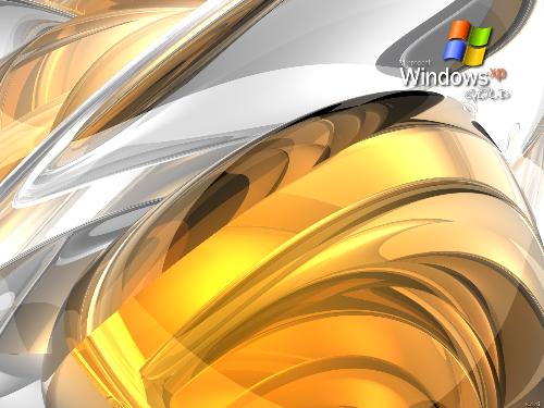 computer - Xp gold wallpaper