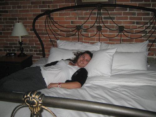 comfy bed - the comfy bed at the hotel