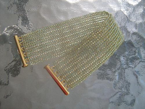 bracelet - herringbone cuff bracelet seed beaded