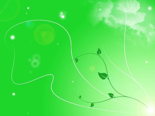 green wallpaper - just bored work
