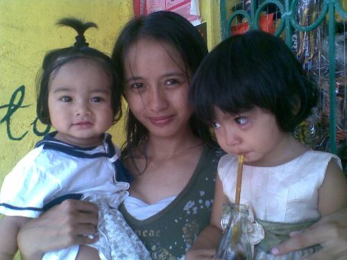 a mother of two liitle stupid cute babies - maybe im the one who's stupid! its my fault!! but everytime i see my cute little stupid babies im feeling proud! proud of what?proud that i got marred at the very young age? nope! im not proud of that. im proud of my babies because they're good! naughty but smart!specially my jaja.. at the age of two her brain was for 4 years old.. and my axel a 11 month old babyboy, he is so cute!