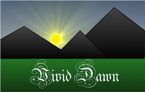 My personal logo - This is my personal logo, that I designed and created. The mountains look just like the ones out my front window, and the space between is Weber Canyon. In the spring and summer, the sun rises there, and it's great! Eventually I want to take a photograph instead of using an icon/stencil.