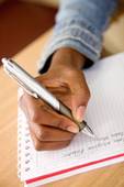 student attempting to write poetry - This is an image of a student attemtping to write poetry