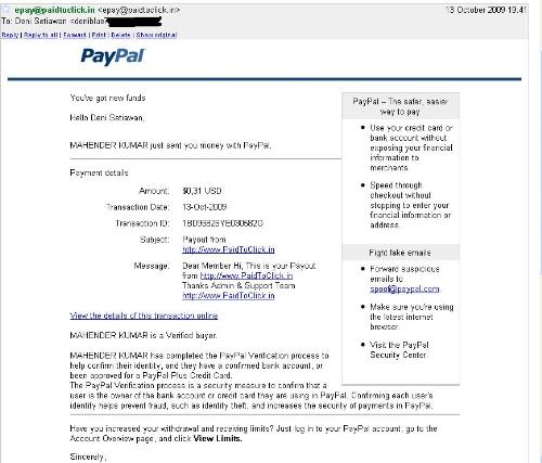 payment from earning extra buck online - Very simple Cashout minimum is only $ 0.01. This is my income in 4 days without a refferal. please if you want to join my profile lihar on the banner at the top