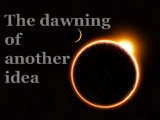 How ideas are formed - eclipse with text