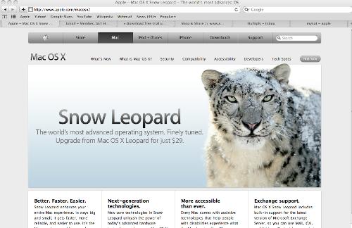 snow leopard - According to, WIKIPEDIA, Mac OS X Snow Leopard (version 10.6) is the seventh major release of Mac OS X, Apple&#039;s desktop and server operating system. Apple CEO Steve Jobs announced Snow Leopard at WWDC on June 8, 2008, and it was privately demonstrated to developers by Senior Vice President of Software Engineering, Bertrand Serlet.