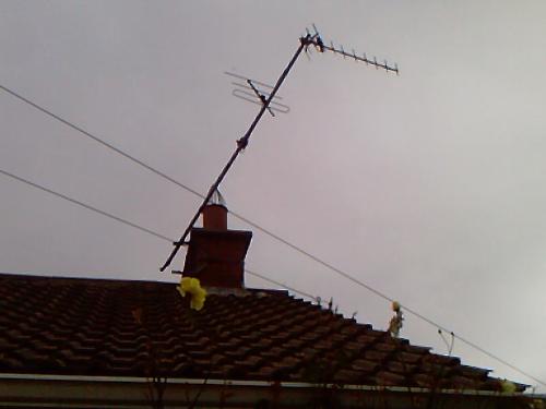 My Aerial! - my long awaited repair job,still in the process..
