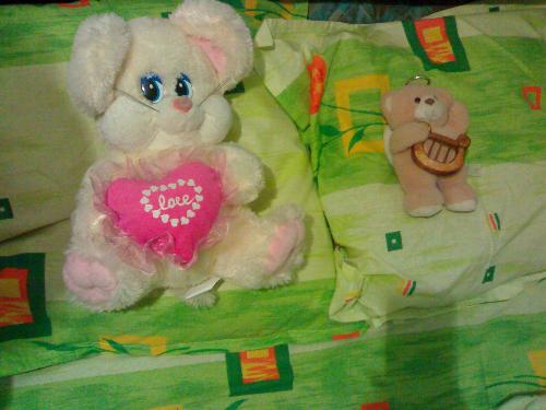 love - big bear with small angel bear
