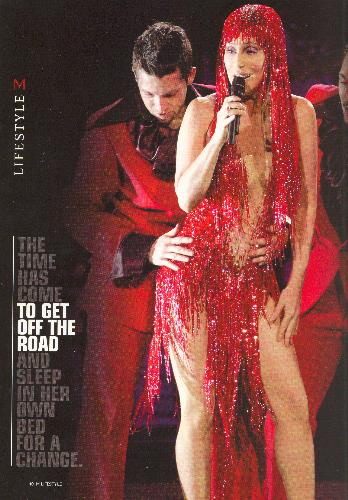 Cher  - Cher in concert singing Take me home.
