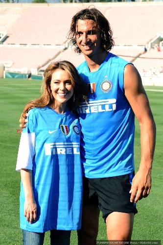 Ibra - Alyssa - Zlatan Ibrahimovic and Alyssa Milano