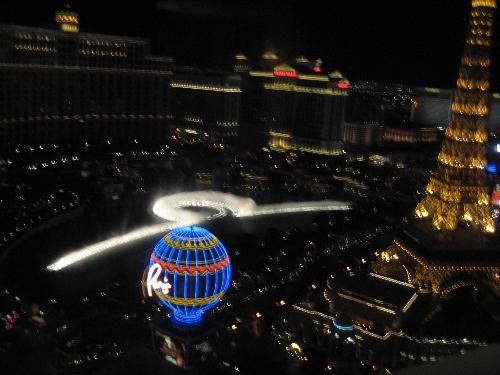 Fountain View Room from Planet Hollywood - Great View of the famous Bellagio Hotel fountain without costing an arm and a leg