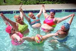 fat people learning to swim - how many fats burn while swimming?