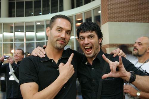 Nick Groff and Chad the Vampire - Nick Groff and Chad the Vampire at Scarefest 2009 in Lexington, KY