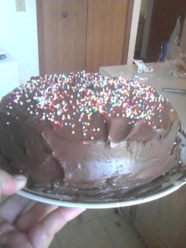 My daughters Birthday Cake - This is the birthday cake I made for daughters birthday. I have been on a really tight budget so I have found ways to save when it comes to the birthdays. For me I see it as a fun project. Take care and feel free to leave comments as well. [em]happy[/em]