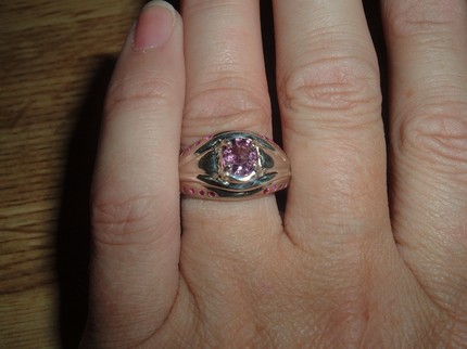 pink zircon - my ring