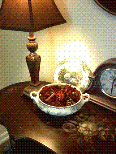 Foyer presence - This is a photo of how to create a 'presence' in a foyer by giving it a warm inviting feel. This is the room we invite, greet and welcome in friends and family.