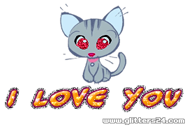 love - a cat saying i love you