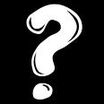 question and answers - in a black sheet a question mark is made