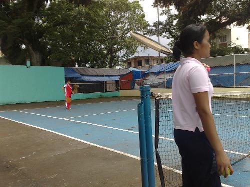 people - people at the tennis court