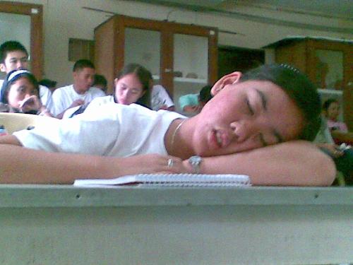 sleep - sleeping in class