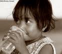 water - a child drinking water