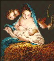 Mother and baby - Thsi is taken from the public domain. This picture symbolize the greatest of motherhood. The sacrifice of mother's love to her baby.