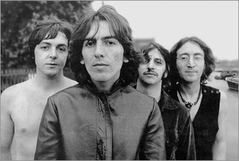 The Beatles - I like the beatles' photograph with George in the front.