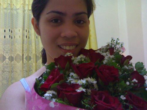 Just me - flowers from a special someone
