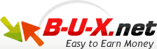 bux logo - B-u-x.net is another ptc that has a minimum payout of $5. There are those who say that this is another scam. I'm still hoping it's not. I'm waiting for my first payout and I hope they pay me.