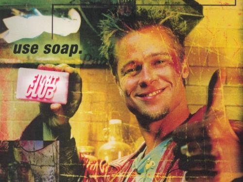 fight club - brad pitt in one of his best movies the fight club