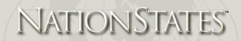 NationStates logo - the main logo for the nationstates website placed along the top bar.