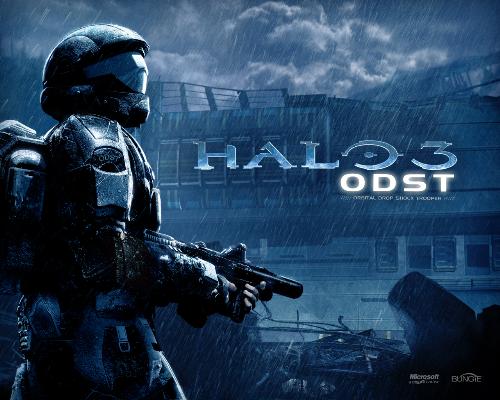 Halo 3 ODST - This is an awesome picture of the new Halo 3 ODST game. I wouldnt say it's the best game for Xbox 360 but still a pretty good one. This picture can also be used for an HD wallpaper!  Enjoy!